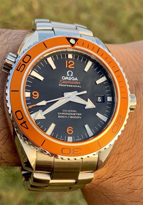 omega planet ocean ultra deep for sale|omega planet ocean orange bezel.